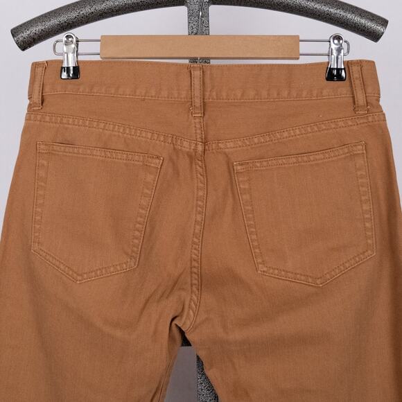 J CREW Men's The Driggs Tan Camel Jeans 32 x 34 Casual Preppy Classic Denim Pant - Picture 5 of 5